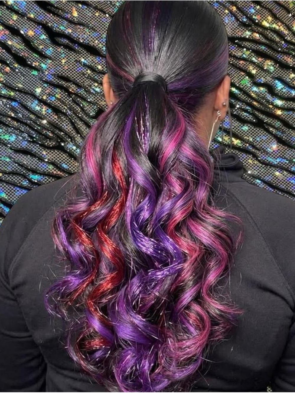 3 Pack Glitter Tinsel- Women Hair